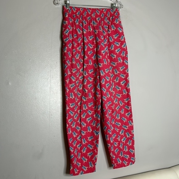 Vintage David brooks cotton two piece Barbie beach chair print set women’s 12 - Picture 6 of 9